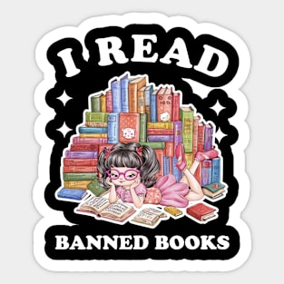 I read banned books Sticker